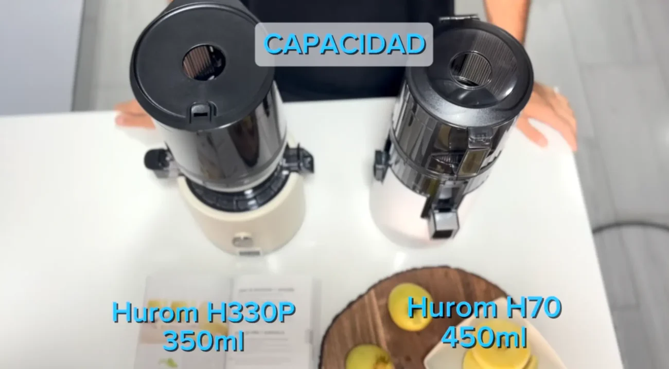 Comparando capacidades extractores de jugo