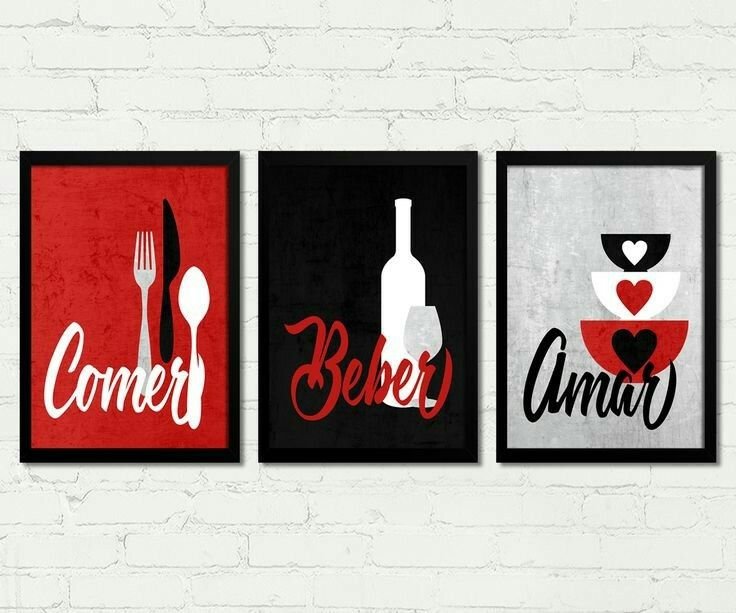 Lienzo decoratico para cocina