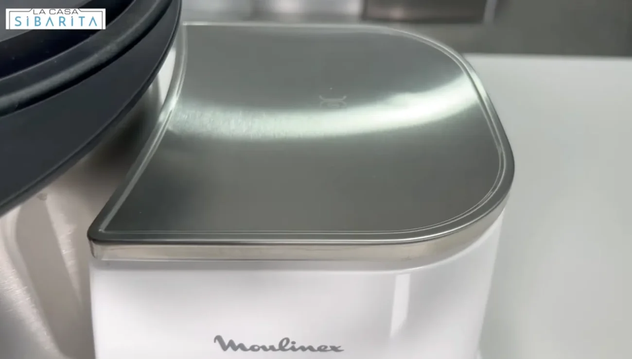 Probando la báscula del robot de cocina Moulinex