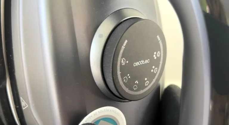 Probando la rueda para regular los niveles de vapor