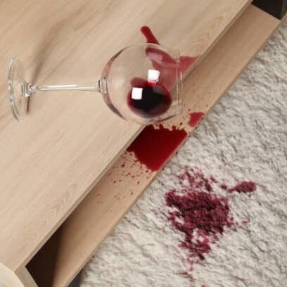 Como quitar manchas vino tinto