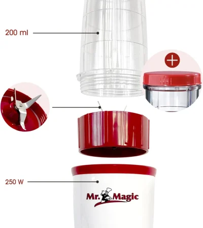 Batidora de vaso portátil GOURMETmaxx Mr. Magic Smoothie