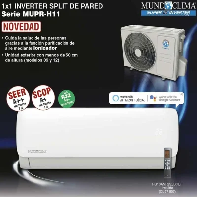 Aire acondicionado Mundoclima MUPR-12-H9A