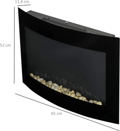 Chimenea eléctrica Homcom