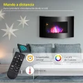 Chimenea eléctrica Homcom