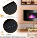 Chimenea eléctrica Homcom