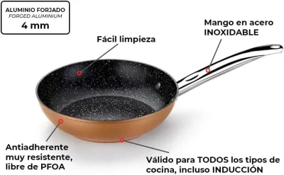Sarten Monix M740040 Copper 7