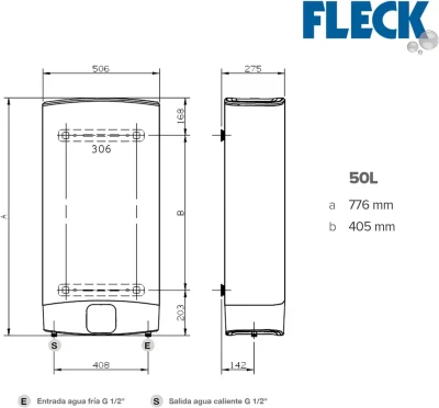 Termo eléctrico Fleck Duo 5