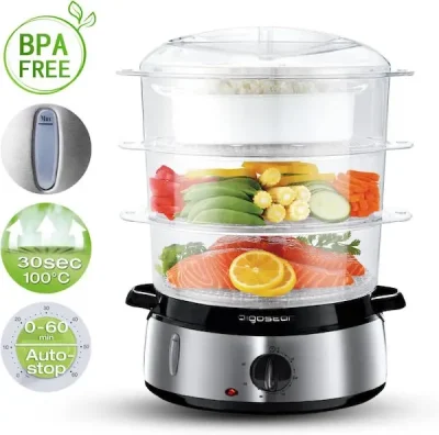 Vaporera Aigostar Fitfoodie Steel