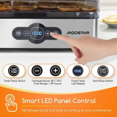 Deshidratador de alimentos Aigostar Crispy