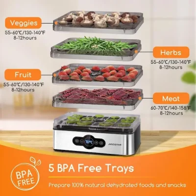 Deshidratador de alimentos Aigostar Crispy