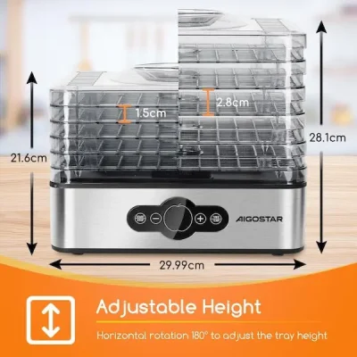 Deshidratador de alimentos Aigostar Crispy