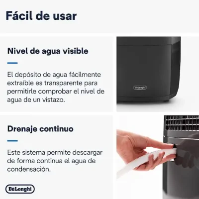 Deshumidificador DeLonghi DDSX220WFA 7