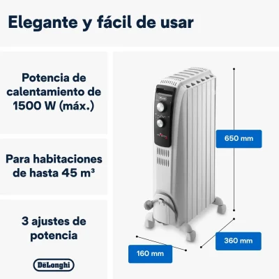 Radiador de aceite De'longhi Dragon TRD40 0615