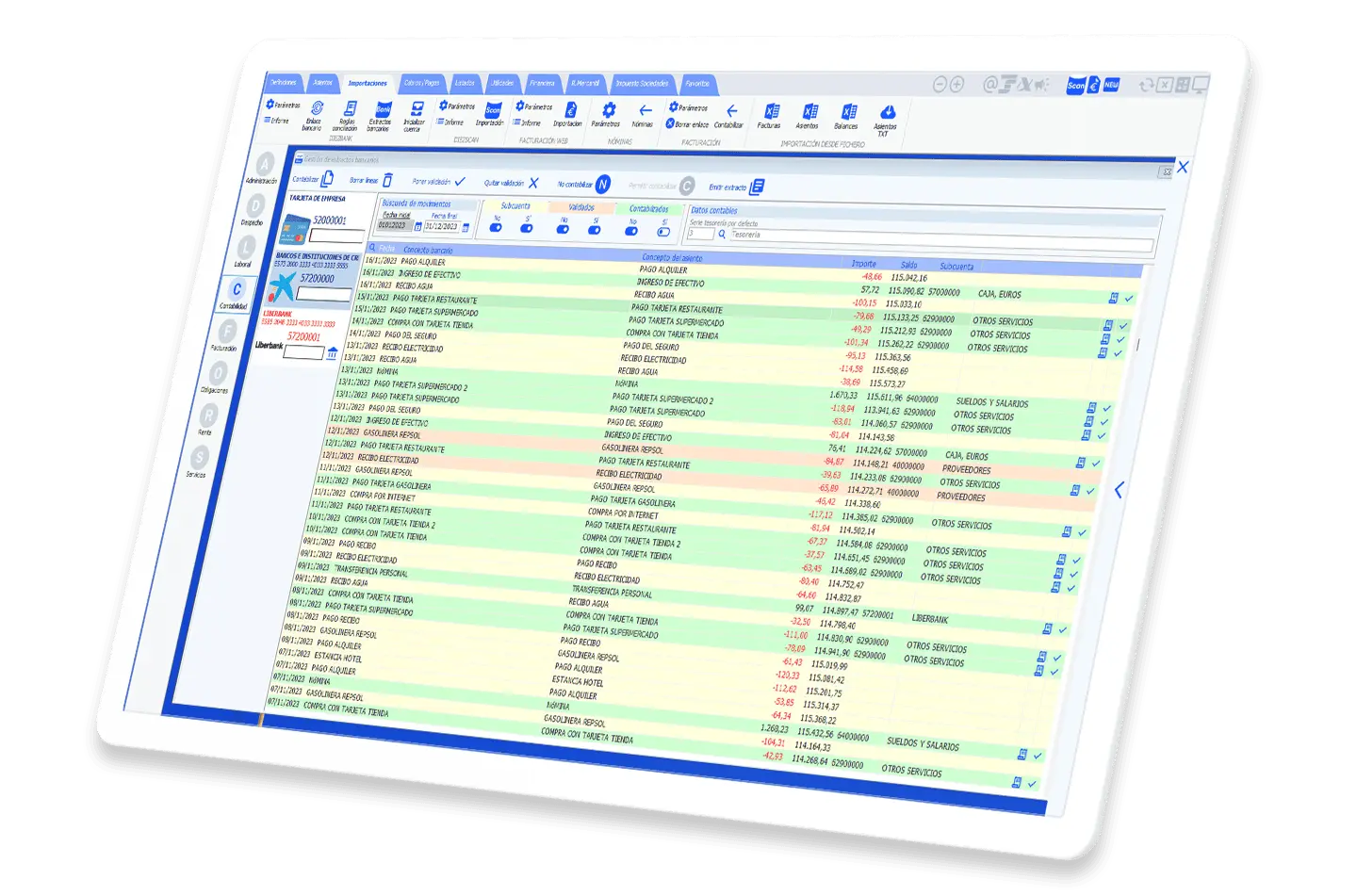 ERP Despacho tablet derecha bank scan v2