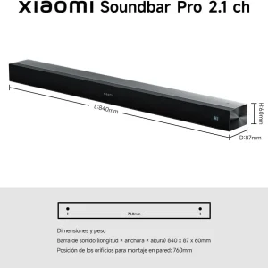 Barra de Sonido Xiaomi Soundbar 2.0ch 2